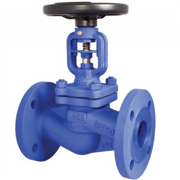 DN80 PN16 Flanl Metal Krkl Glob Vana T-0160 (DUYAR)