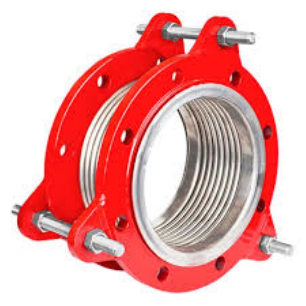 DN100 PN16 Limit Rotlu Titreim Yutucu Metal Kompansatr