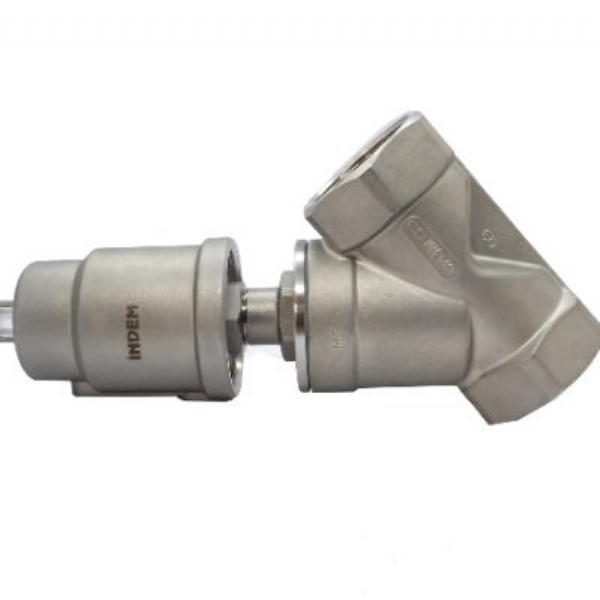 1/2" As316 Dili Paslanmaz On-Off Pistonlu Vana